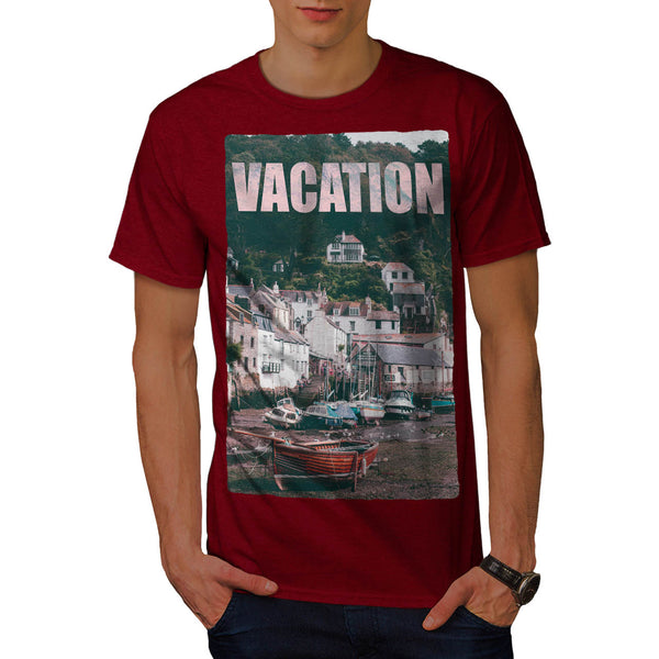 Fun Vacation Village Mens T-Shirt