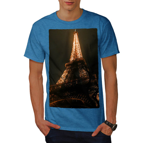 Eiffel Tower At Night Mens T-Shirt