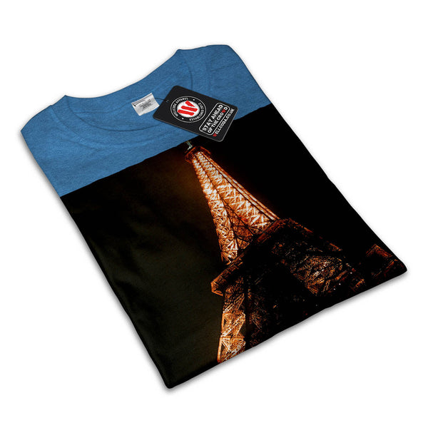 Eiffel Tower At Night Mens T-Shirt