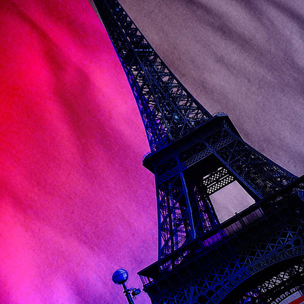 Coloured Eiffel Tower Mens T-Shirt