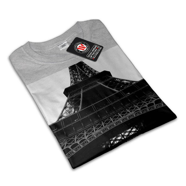 France In Black White Mens T-Shirt