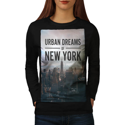 Landmark Of New York Womens Long Sleeve T-Shirt