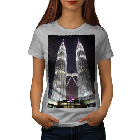 Malaysia Towers Womens T-Shirt