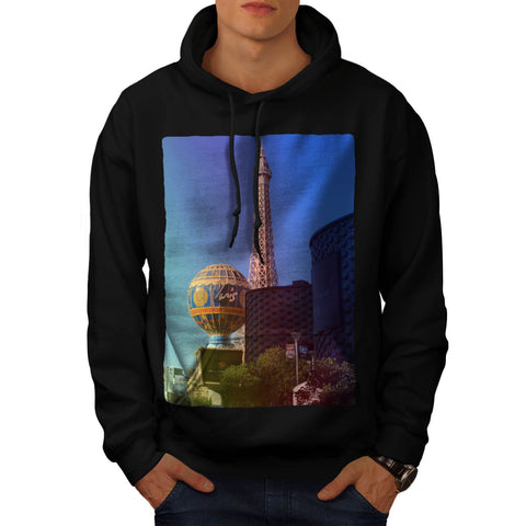 Las Vegas Landmark Mens Hoodie