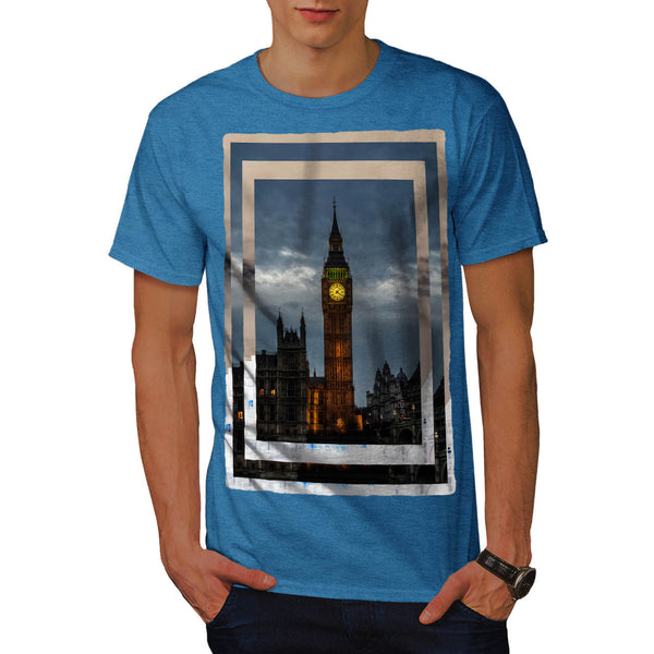 Big Ben Tower Clock Mens T-Shirt