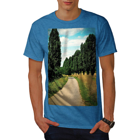 Relaxing Forest Road Mens T-Shirt