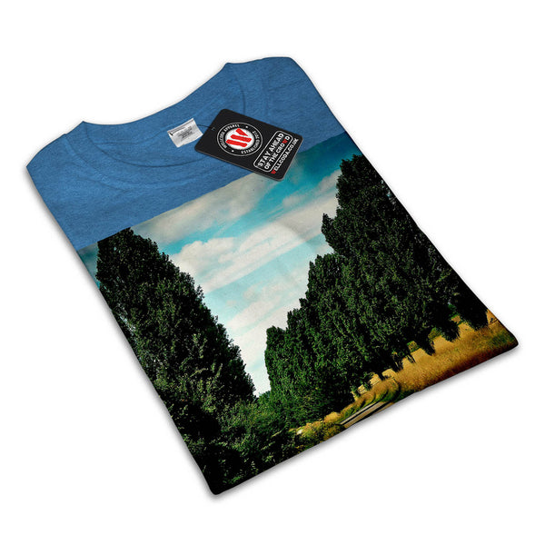 Relaxing Forest Road Mens T-Shirt