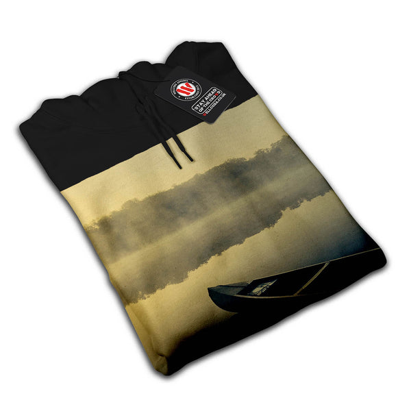 Lake Boat View Womens Hoodie