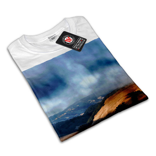 Empty Road Field Mens T-Shirt