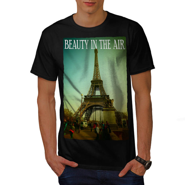 Eiffel Tower Structure Mens T-Shirt