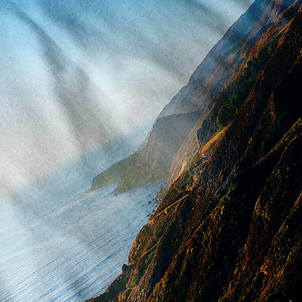 Edge Of Sea Mountain Mens T-Shirt