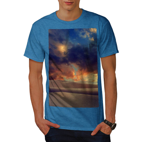 Cloud Sky Over Desert Mens T-Shirt