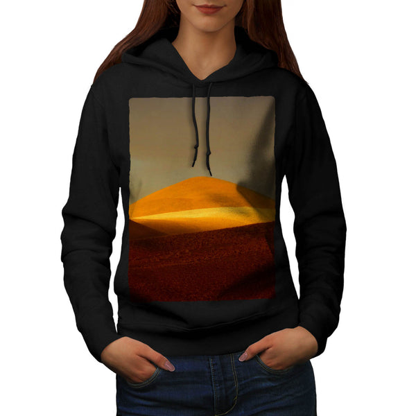 Desert Mountain Sand Womens Hoodie