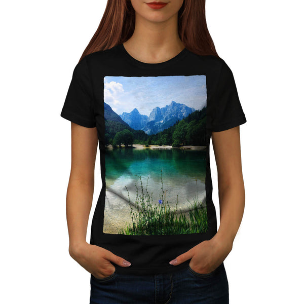 Mountain Scenery Womens T-Shirt