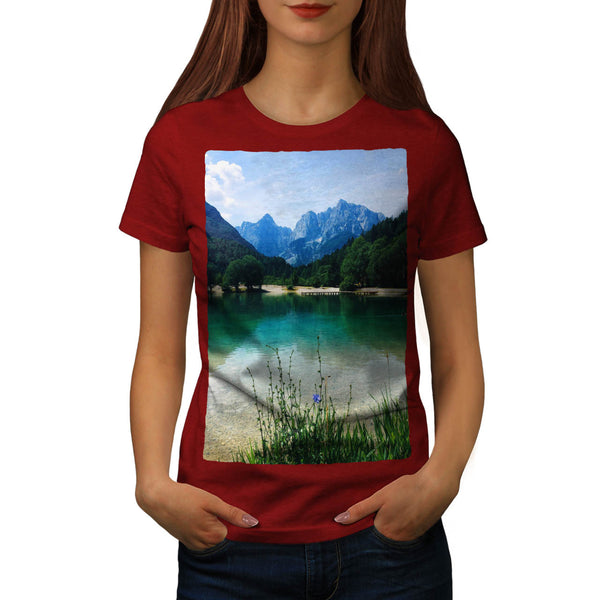 Mountain Scenery Womens T-Shirt