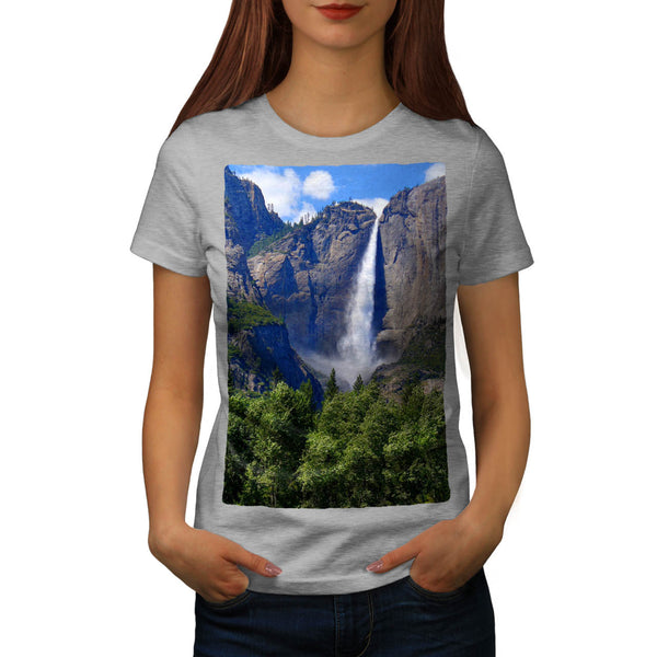 Mountain Waterfall Womens T-Shirt