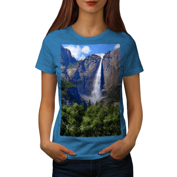 Mountain Waterfall Womens T-Shirt