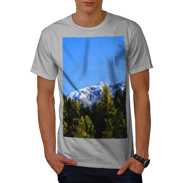 Snowy Mountain Mens T-Shirt