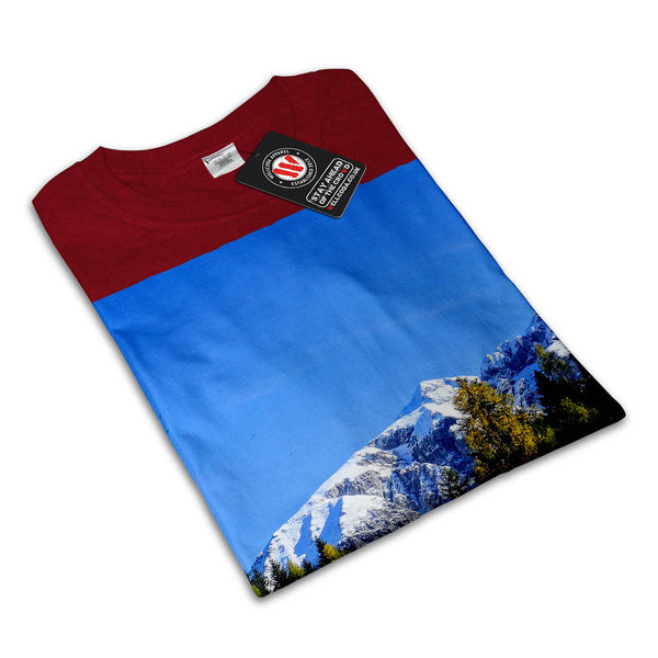 Snowy Mountain Mens T-Shirt