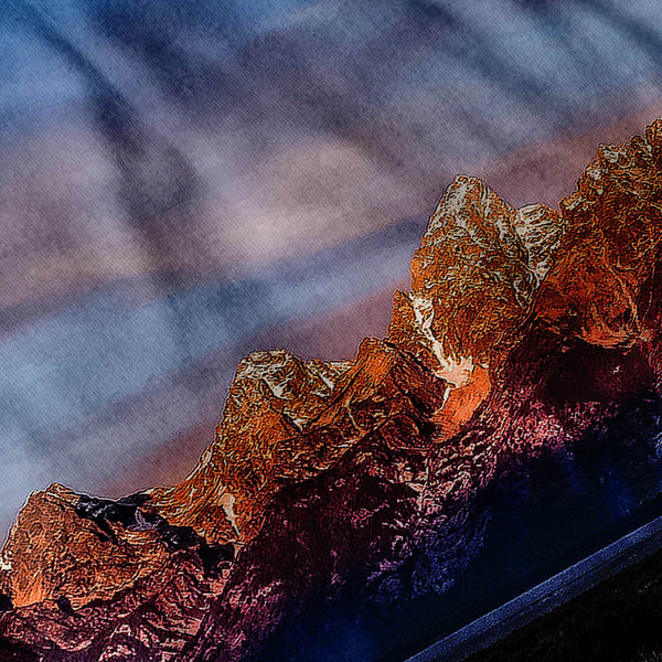 Mountain Landscape Mens T-Shirt