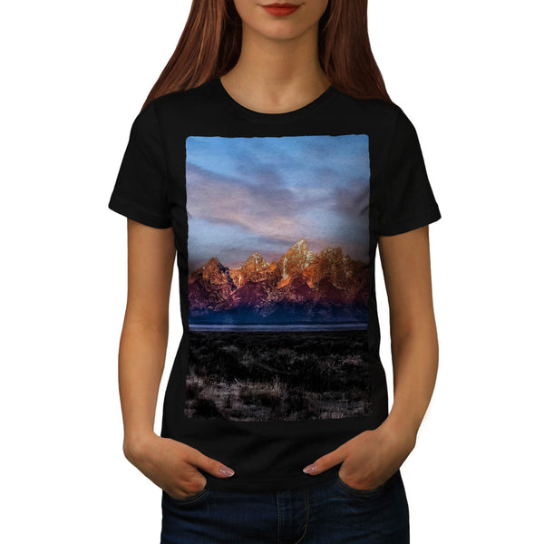 Mountain Landscape Womens T-Shirt