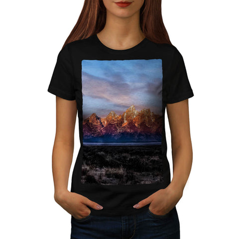 Mountain Landscape Womens T-Shirt