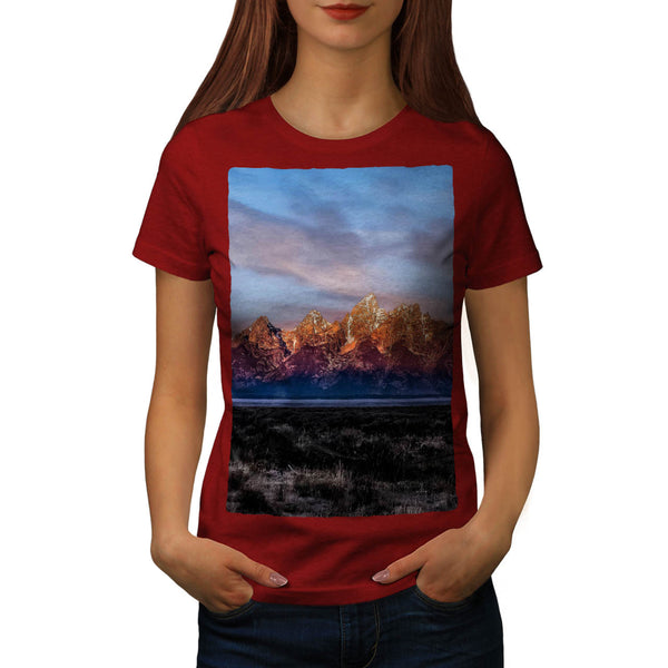 Mountain Landscape Womens T-Shirt