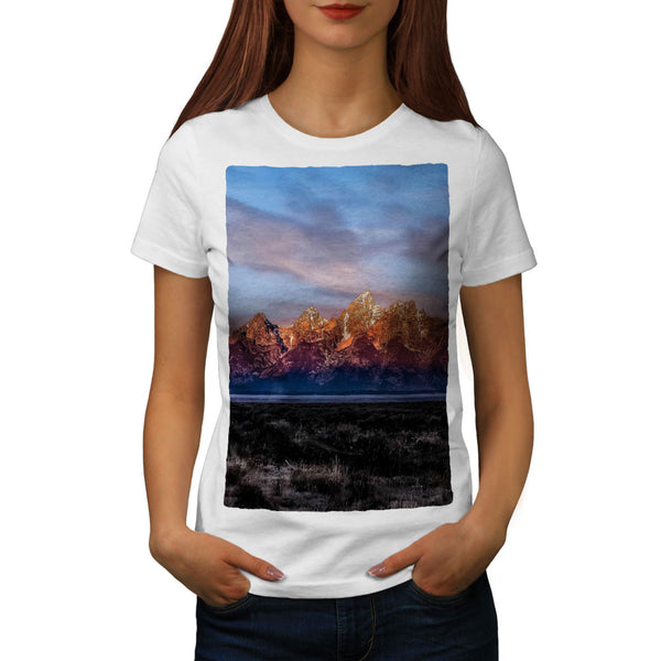Mountain Landscape Womens T-Shirt