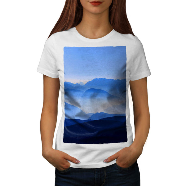 Foggy Mountains Womens T-Shirt