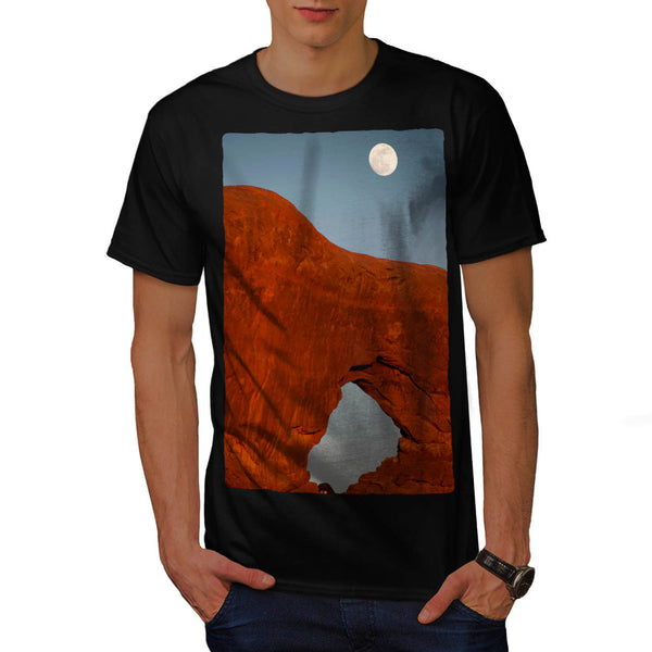 Desert Moon Light Mens T-Shirt