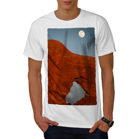 Desert Moon Light Mens T-Shirt