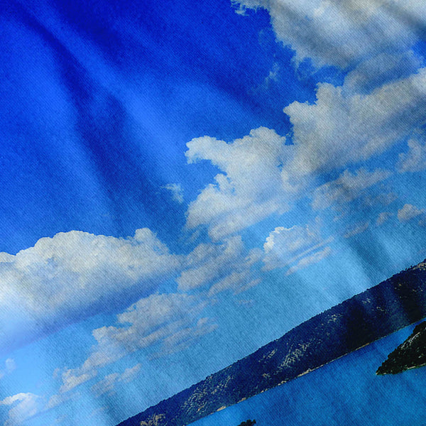 Blue River Panorama Mens T-Shirt