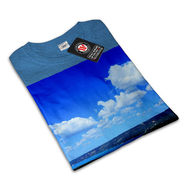 Blue River Panorama Mens T-Shirt