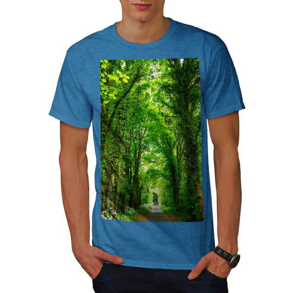 Green Forest Road Mens T-Shirt