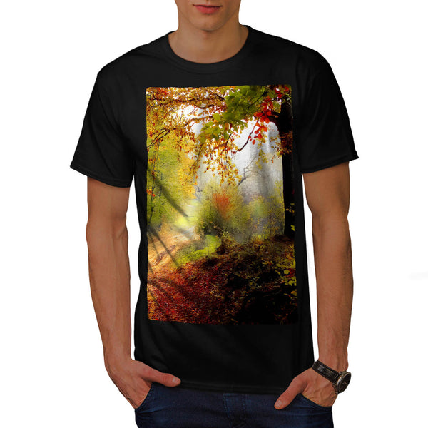 Colorful Autumn Tree Mens T-Shirt