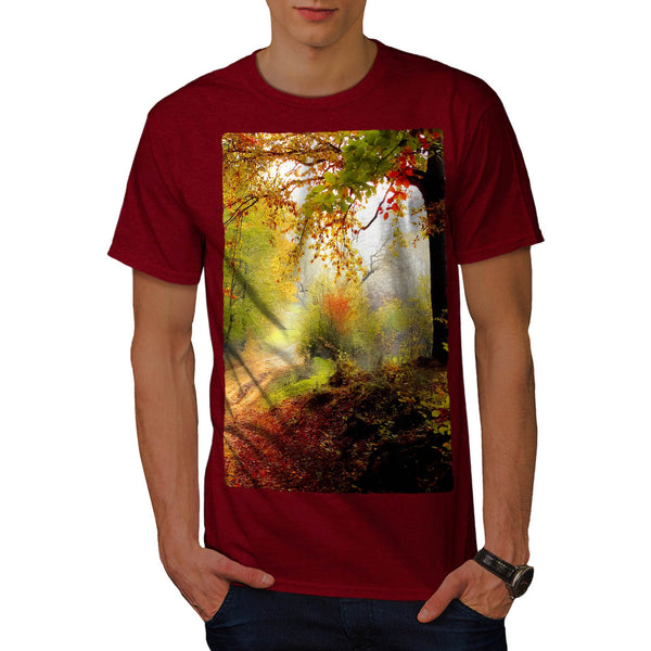 Colorful Autumn Tree Mens T-Shirt