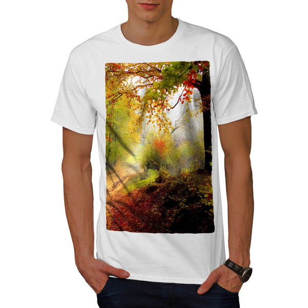 Colorful Autumn Tree Mens T-Shirt