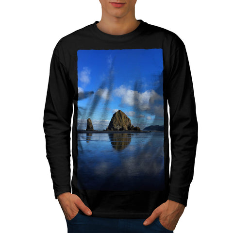 Lake Landscape Mens Long Sleeve T-Shirt