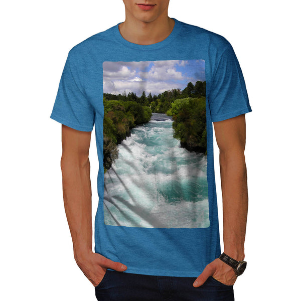 Mountain River Stream Mens T-Shirt