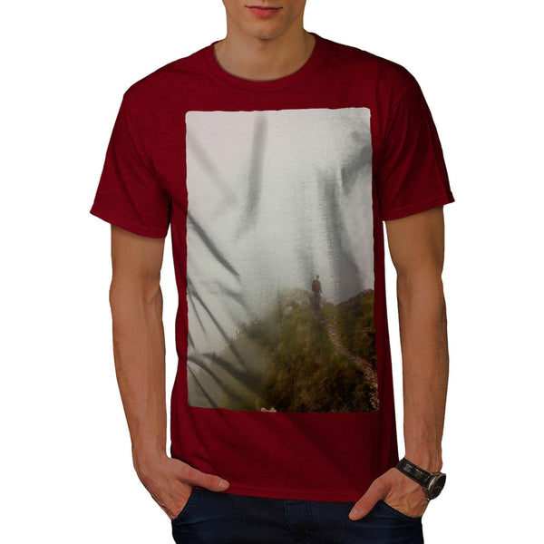 Mountain Top Hiking Mens T-Shirt