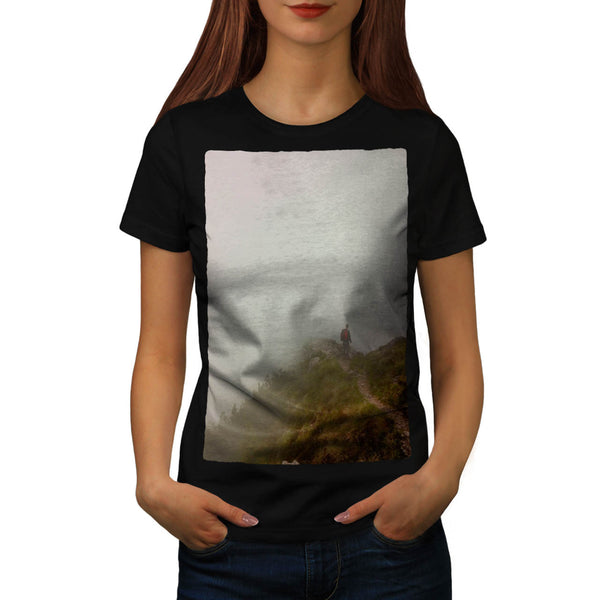 Mountain Top Hiking Womens T-Shirt