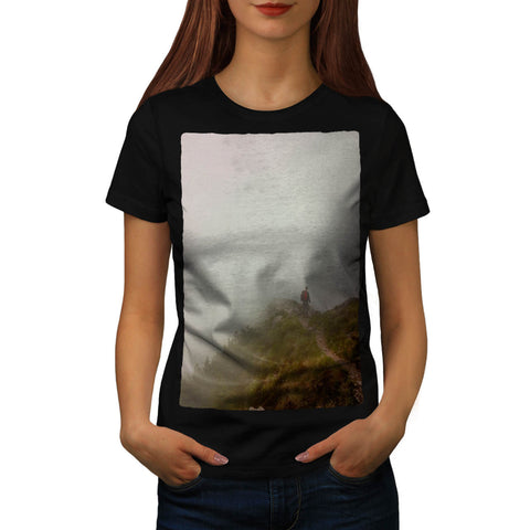Mountain Top Hiking Womens T-Shirt
