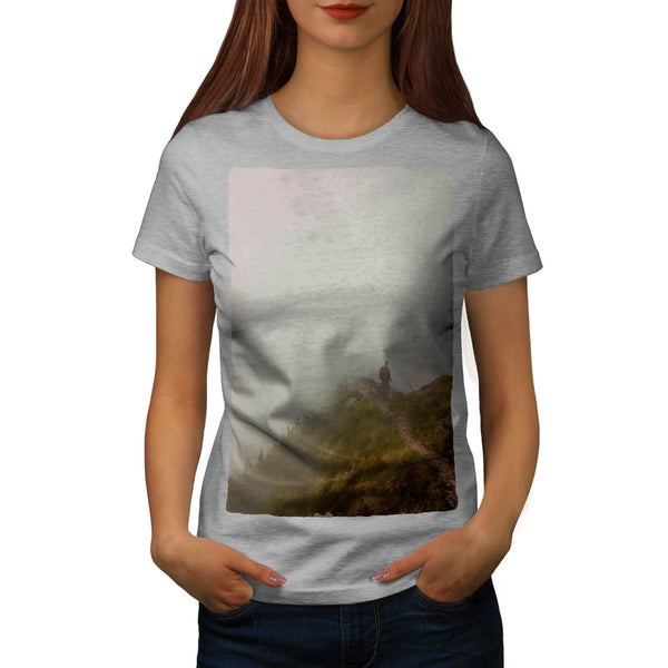 Mountain Top Hiking Womens T-Shirt