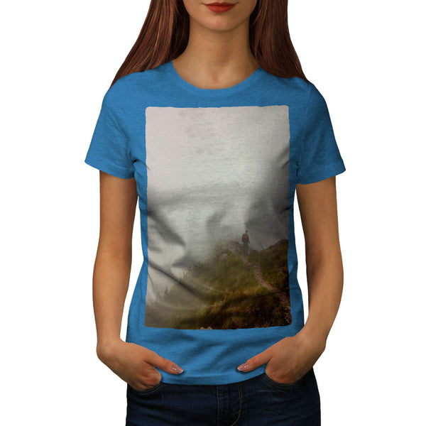 Mountain Top Hiking Womens T-Shirt