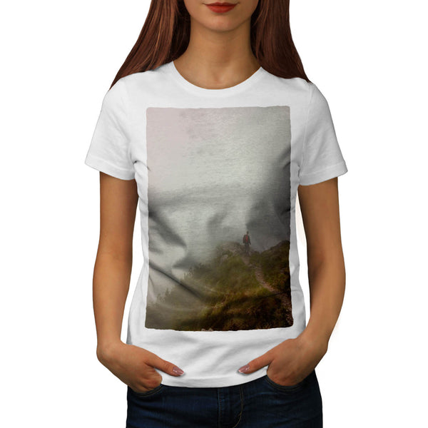 Mountain Top Hiking Womens T-Shirt