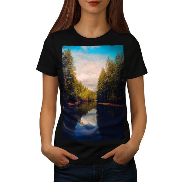 Forest River Flow Womens T-Shirt