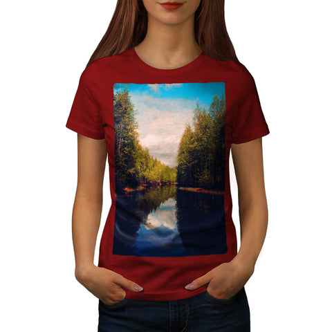 Forest River Flow Womens T-Shirt