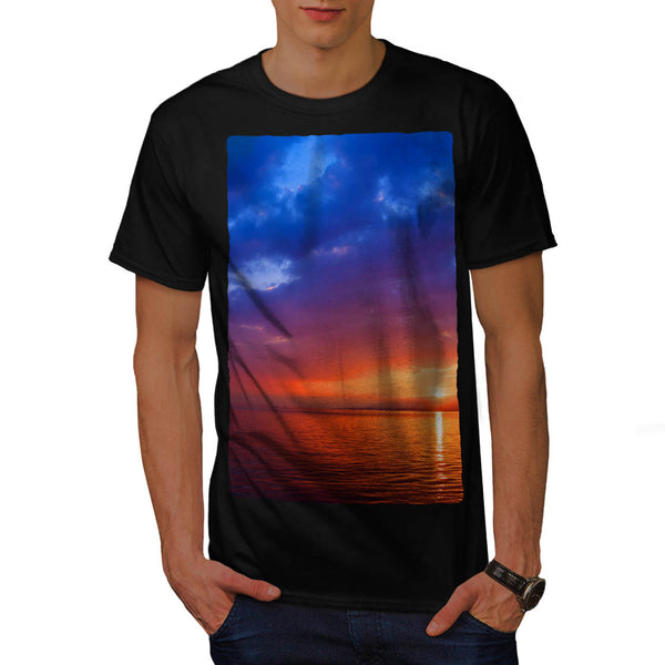 Colorful Sky View Mens T-Shirt