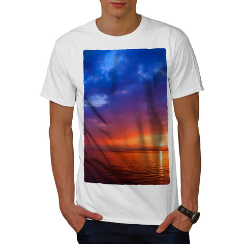 Colorful Sky View Mens T-Shirt