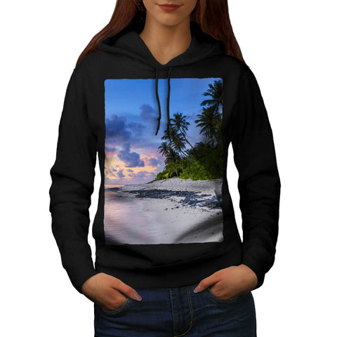 Hawaii Seashore Womens Hoodie